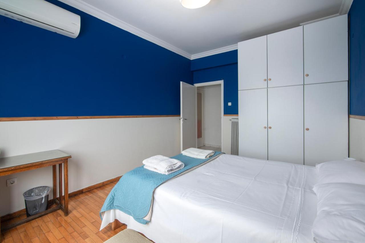 Blue & Red Apartment Athén Kültér fotó